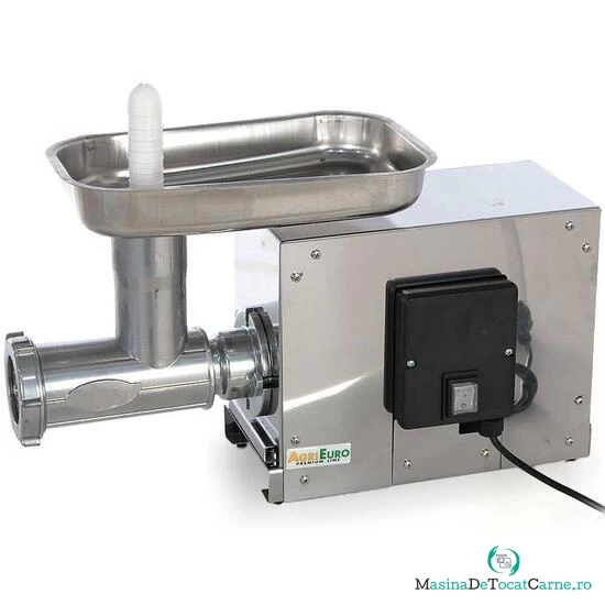 Masina electrica de tocat carne, Agrieuro AE-SM , 400 W, 40 Kg/h, nr 12, motor cu inductie la 1,991.11 ron.